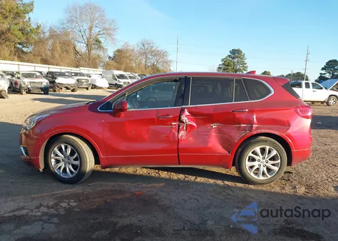 2019 Buick Envision Fwd Preferred from USA, damaged, VIN LRBFXBSA6KD016544